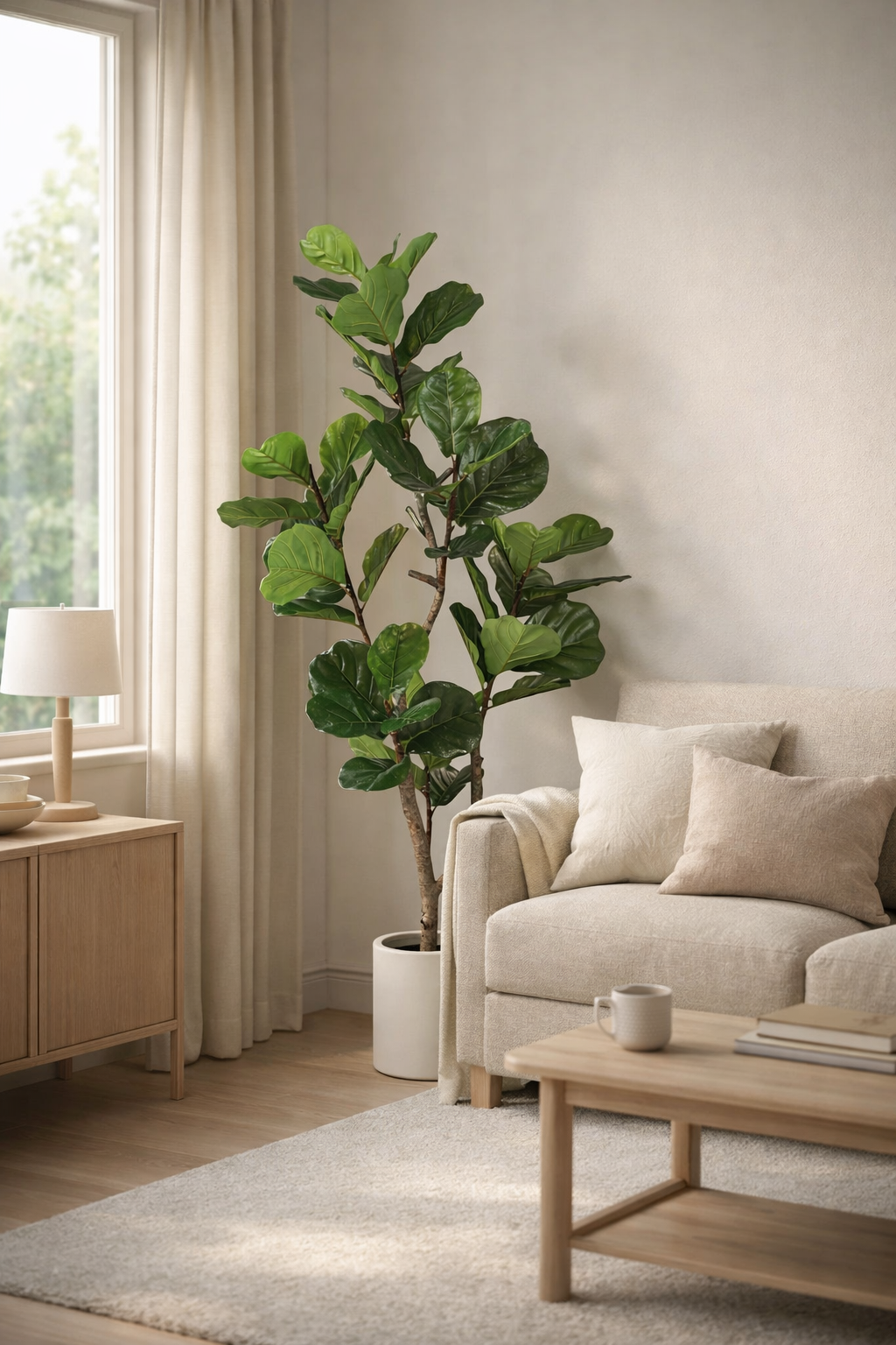 ხელოვნური დეკორატიული მცენარე ქოთნით  (170სმ) YD28237